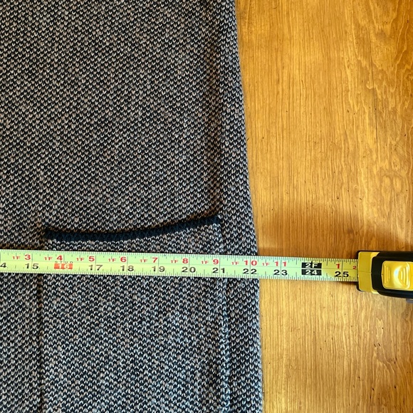 J Jill Brown Tweed Cotton Blend Duster Cardigan Sweater Jacket - Picture 14 of 16